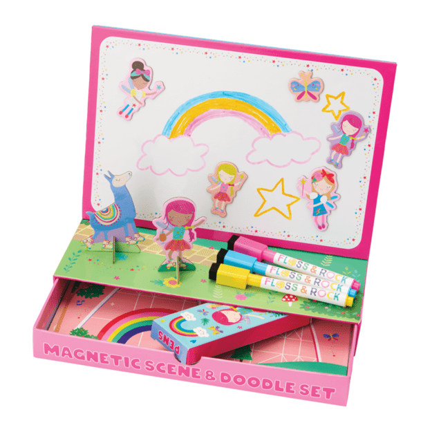 Magnetic Scene and Doodle Set, Rainbow Fairy