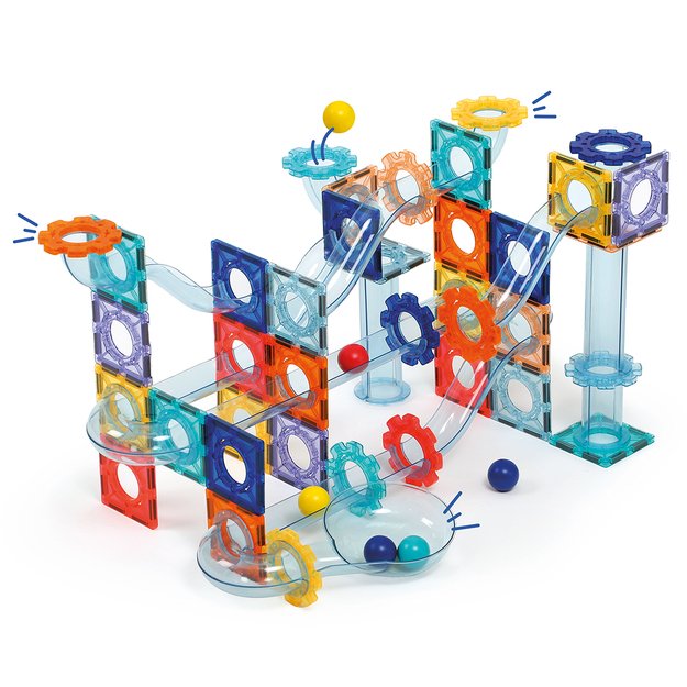 LUDI magnētiskais konstruktors Trašu sistēma ar bumbiņām
