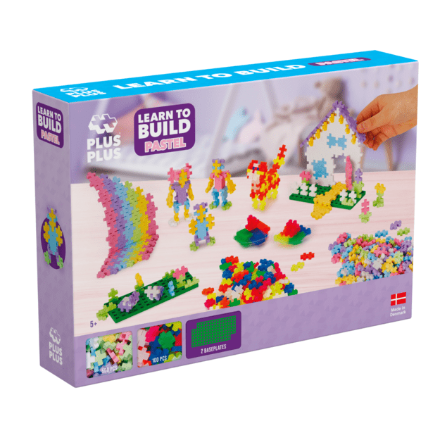 Plus Plus PRADŽIAMOKSLIS, pastelinių-neoninių spalvų 2