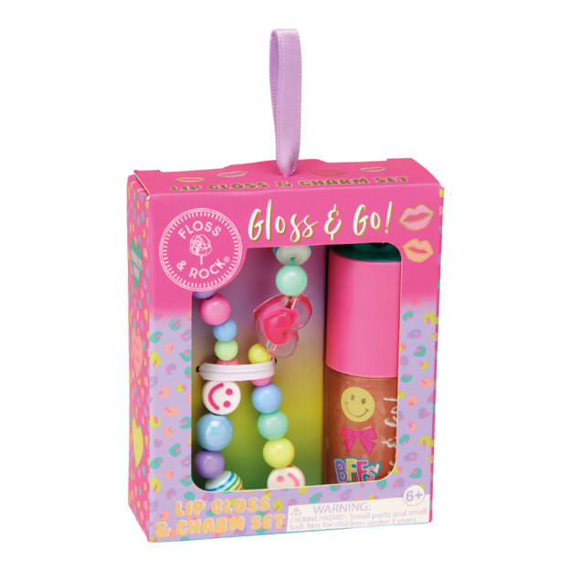 Lip Gloss & Charm Set