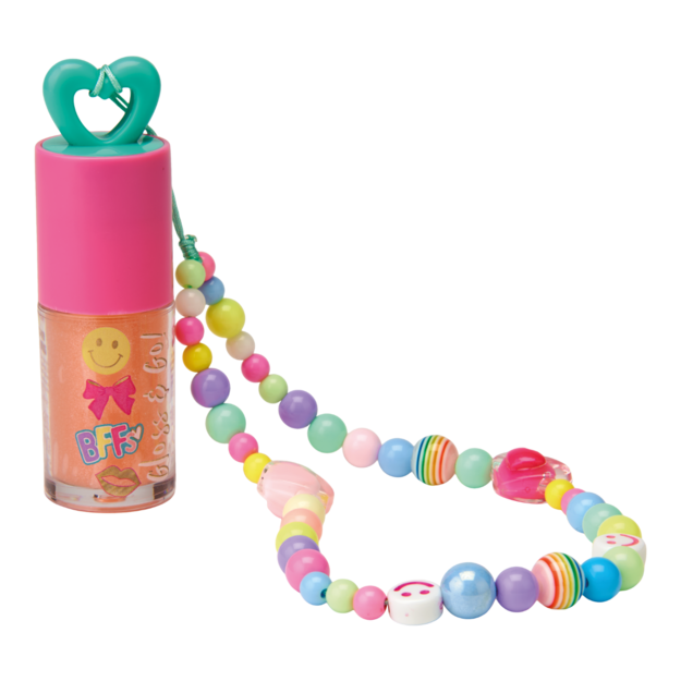 Lip Gloss & Charm Set