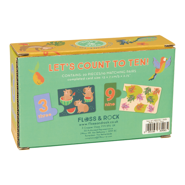 Educational toy-puzzle Count to Ten, Jungle