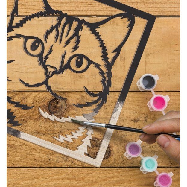 Splat Planet 3D puidust kunstikomplekt, KASS  3