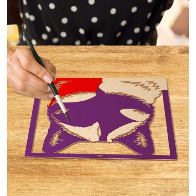 Splat Planet 3D puidust kunstikomplekt, KASS  8