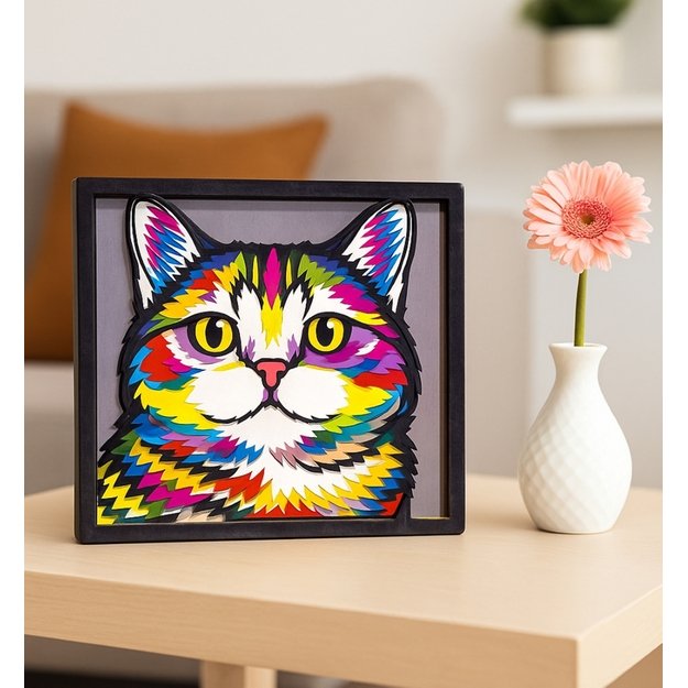 Splat Planet 3D puidust kunstikomplekt, KASS  7