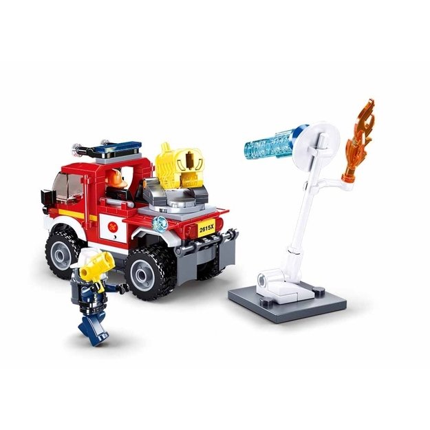 Sluban ehitusklotsid, Tuletõrjeauto, 192 tk. 3