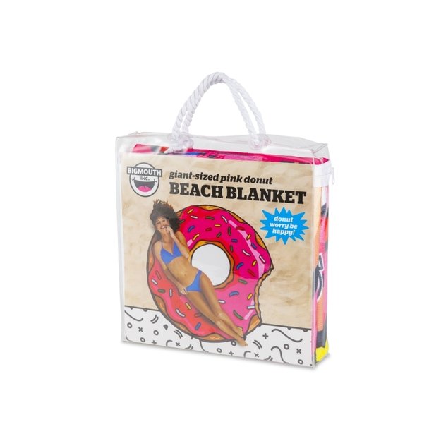 Paplūdimio kilimėlis, Spurga su rožiniu glajumi 3