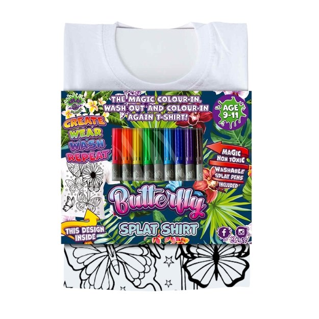 Splat Planet colour in T-shirt Butterlies 1