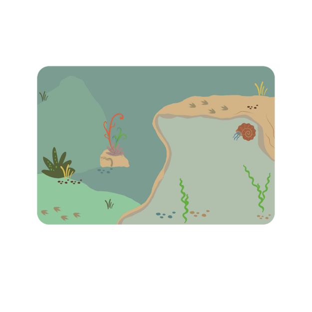 Magnetic Scene and Doodle Set, Dinosaurs 2