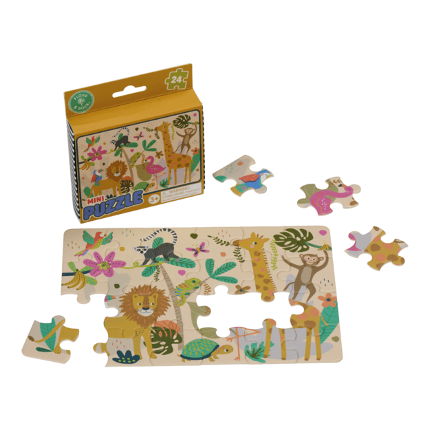 Mini Puzzle, Jungle, 24 pcs.