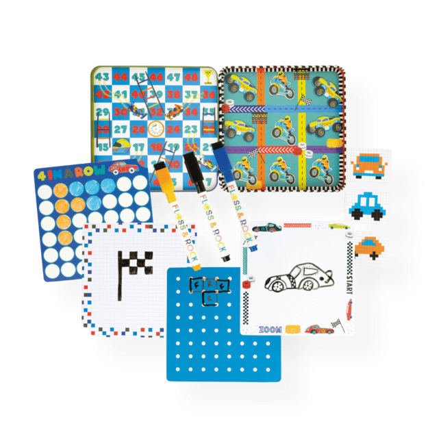 Magnetic Fun and Games Tin 6in1, Cars 1