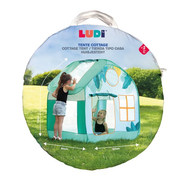 LUDI Ātri uzstādāma telts Mājiņa 1