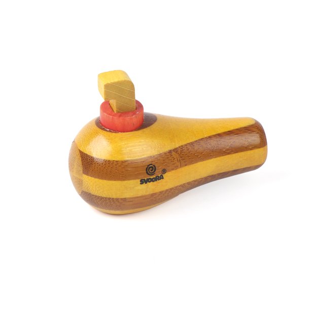 Svoora svilpīte putniņš, dzeltena krāsa 1