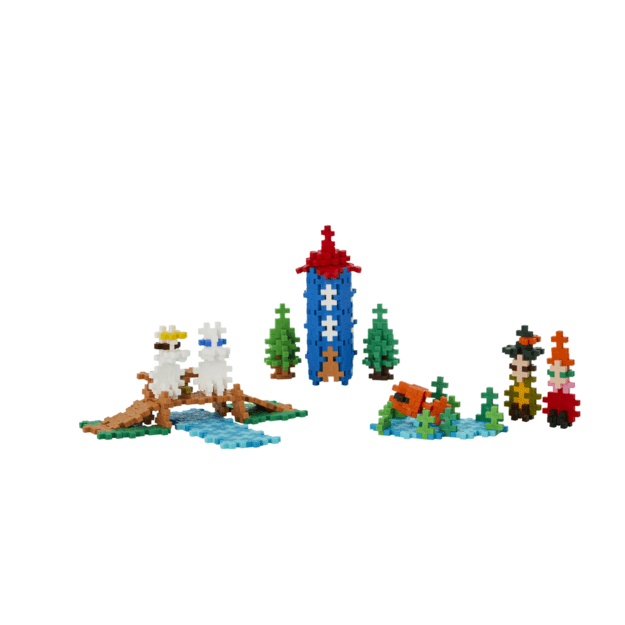 Plus Plus konstruktorius Troliai Mumiai Muminukų slėnis, mėlynas lagaminas 1