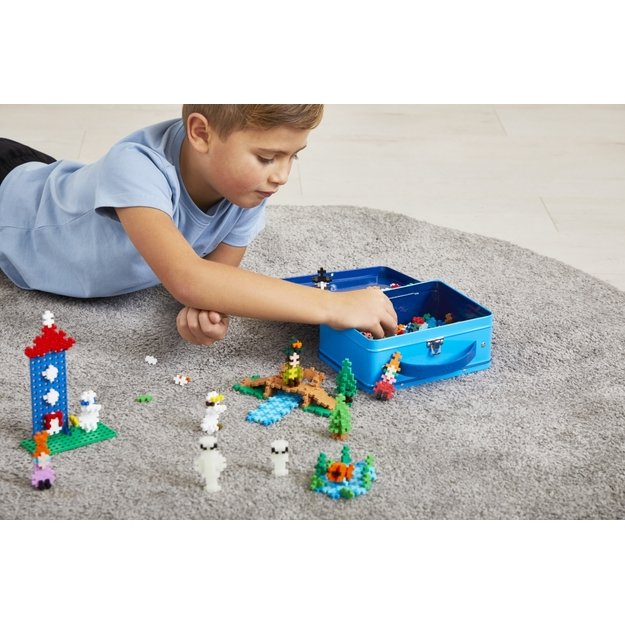 Plus Plus konstruktorius Troliai Mumiai Muminukų slėnis, mėlynas lagaminas 10