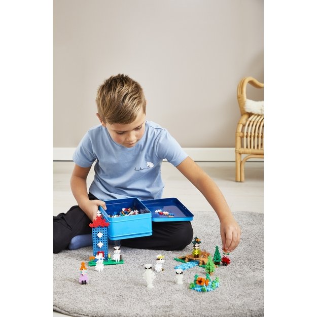 Plus Plus konstruktorius Troliai Mumiai Muminukų slėnis, mėlynas lagaminas 11