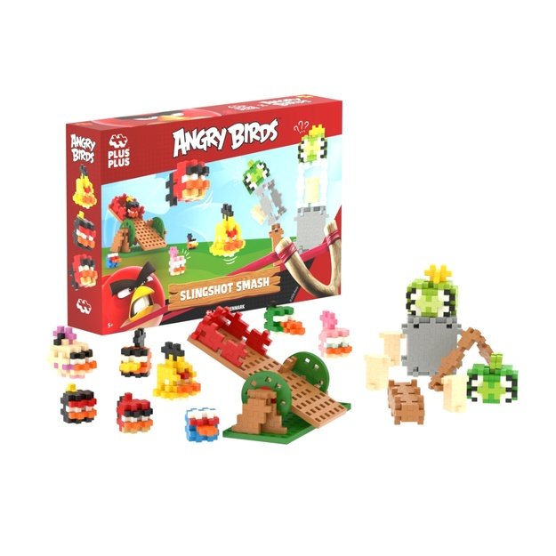 Plus Plus ehitusklotsid Angry Birds Slingshot Smash