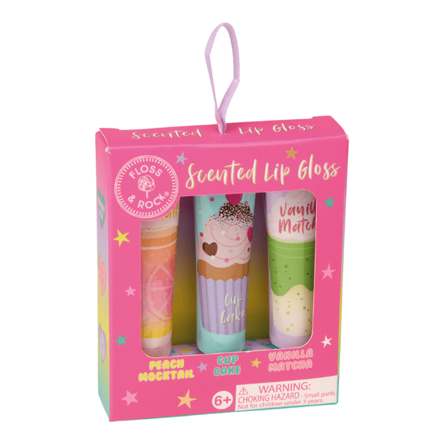 Scented Lip Gloss Set, 3 pcs.
