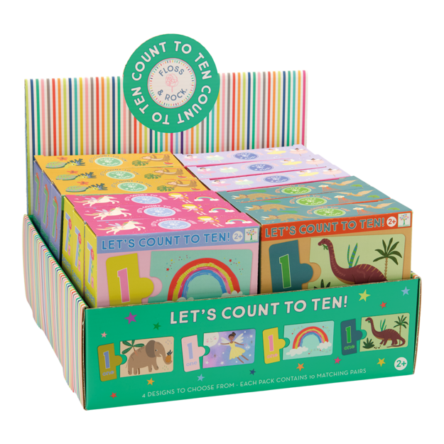 Educational toy-puzzle Count to Ten, Rainbow Fairy