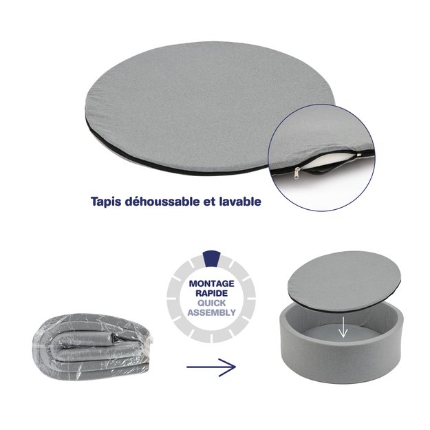 LUDI apvalus kamuoliukų baseinas 6