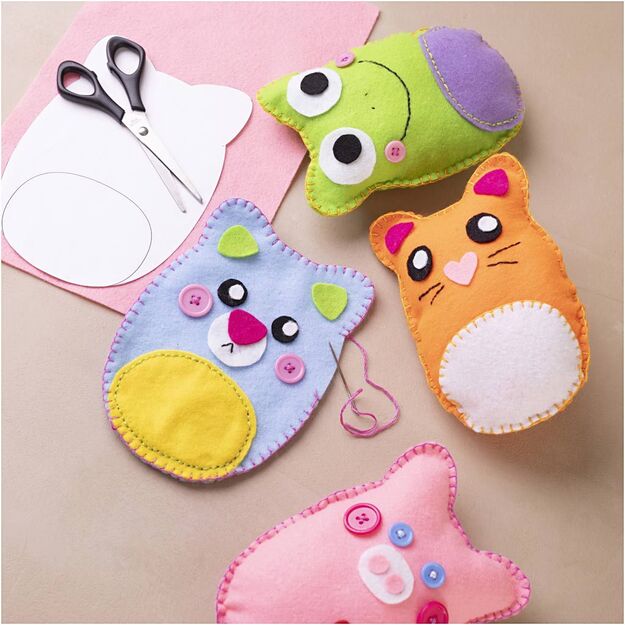 Creativ õmblemise stardikomplekt, kaisukarud 5