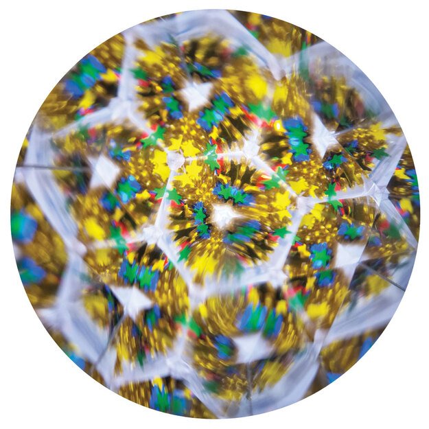 Svoora kaleidoskopas su tūbele, Margi raštai, 10 cm 4