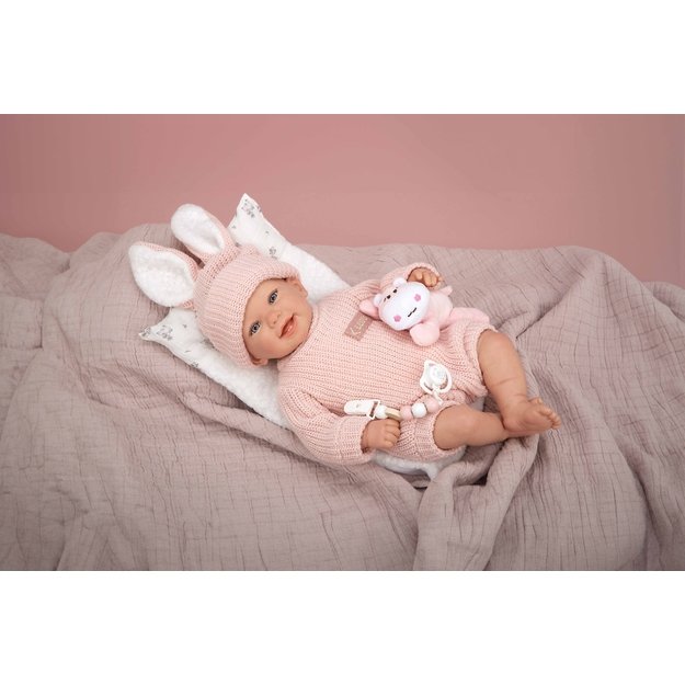 Arias Reborn nukk roosa riietega, Lucia, 45 cm