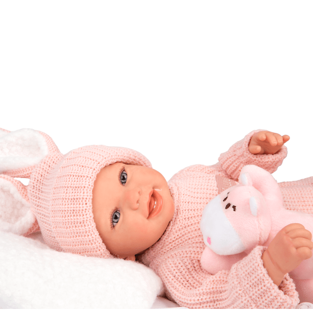 Arias Reborn nukk roosa riietega, Lucia, 45 cm 4