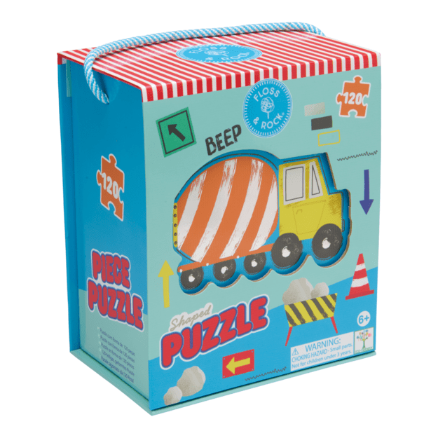 Shaped Jigsaw Puzzle, Construction, 120 pcs.