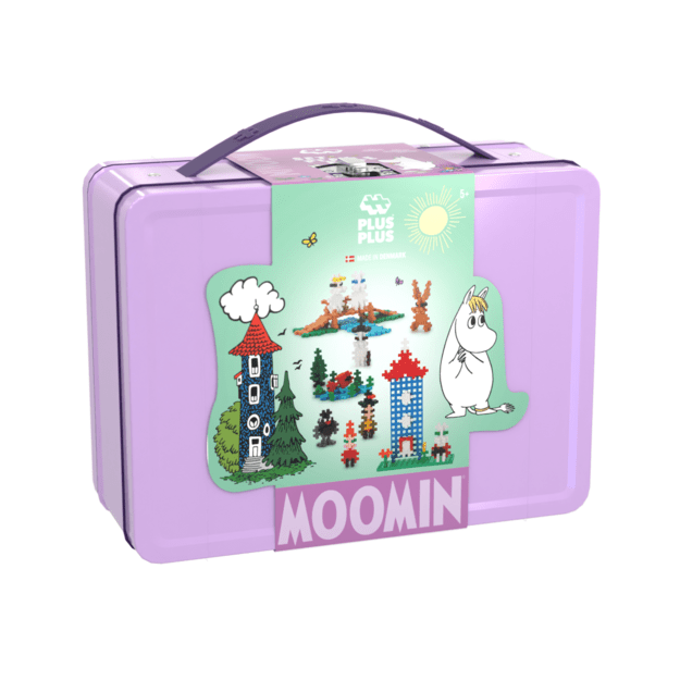 Plus Plus konstruktorius Troliai Mumiai Muminukų slėnis, violetinis lagaminas 2