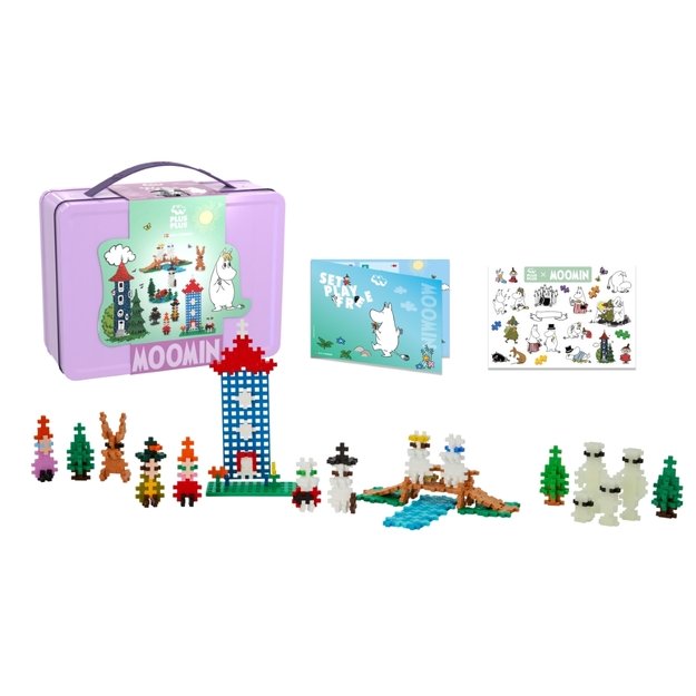 Plus Plus konstruktorius Troliai Mumiai Muminukų slėnis, violetinis lagaminas 1