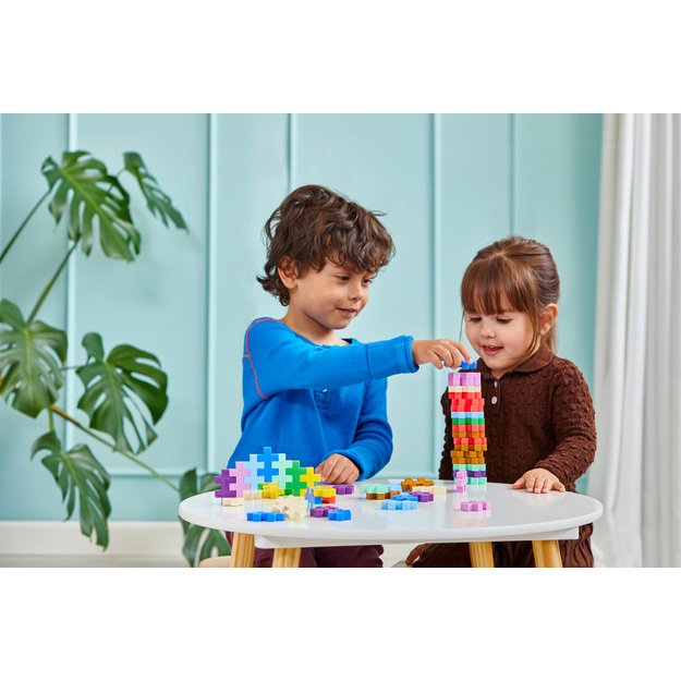 Plus Plus konstruktorius SPALVOS, DIDELĖS detalės, 60 det. 5