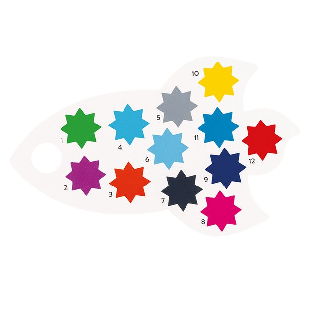 Numbrite järgi värvimine, Kosmos 3