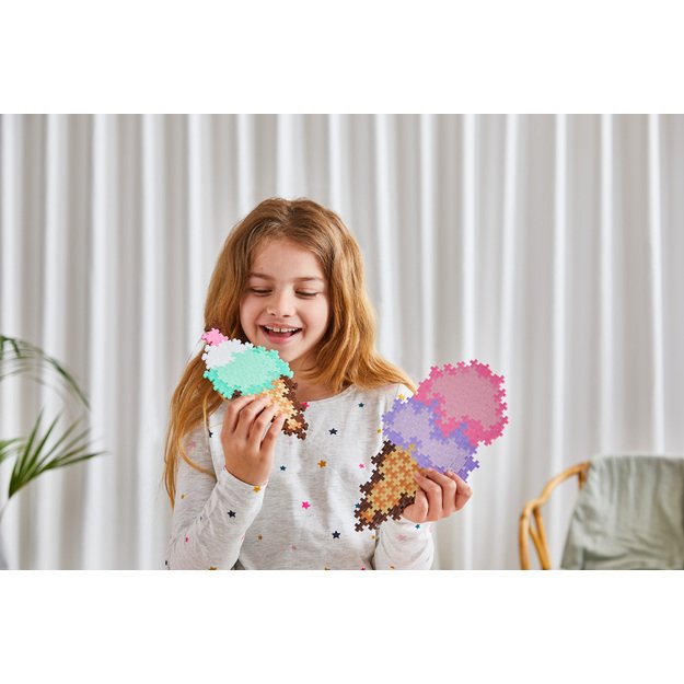 Plus Plus puzle pēc cipariem Saldējums, 250 det. 1