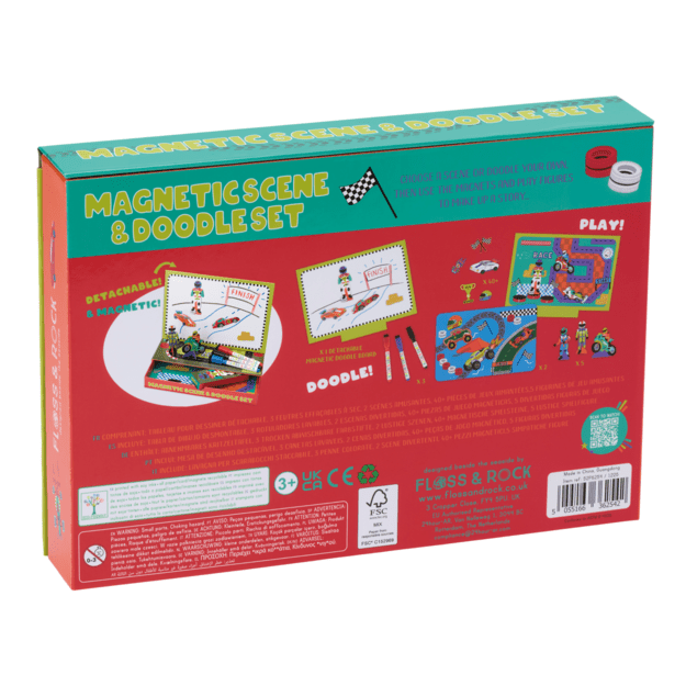 Magnetic Scene and Doodle Set, Cars 2
