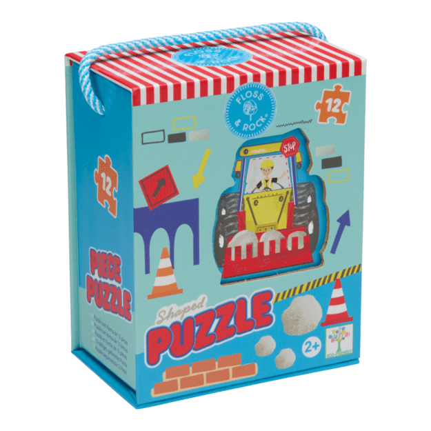 Shaped Jigsaw Puzzle, Construction, 12 pcs.