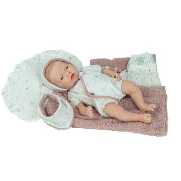 Arias silikoonist Reborn beebinukk, tüdruk 40 cm