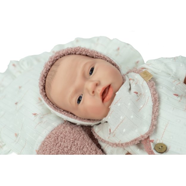Arias silikoonist Reborn beebinukk, tüdruk 40 cm 4