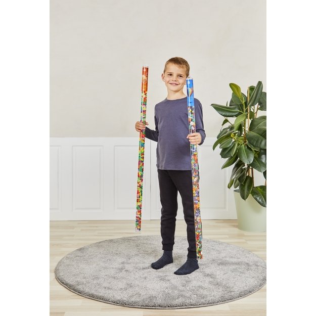 Plus Plus konstruktorius 1 METRAS, neoninių spalvų