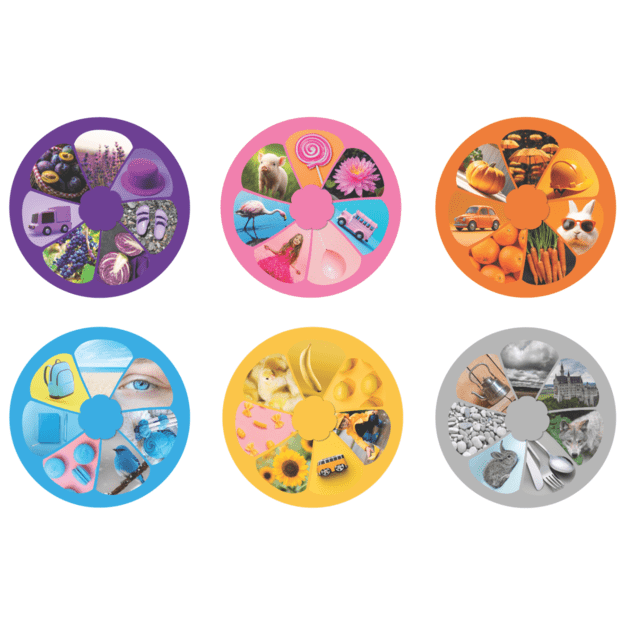 Lavinanti dėlionė COLOURS, 3-6 metų vaikams 1