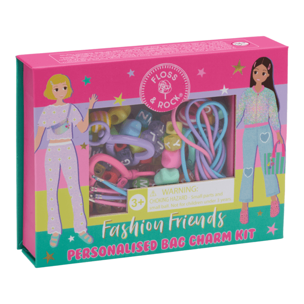 Personalised Bag Charm Kit, Fashion Friends 1