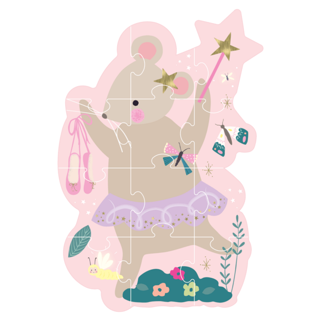 Shaped Jigsaw Puzzle, Enchanted, 12 pcs. 1