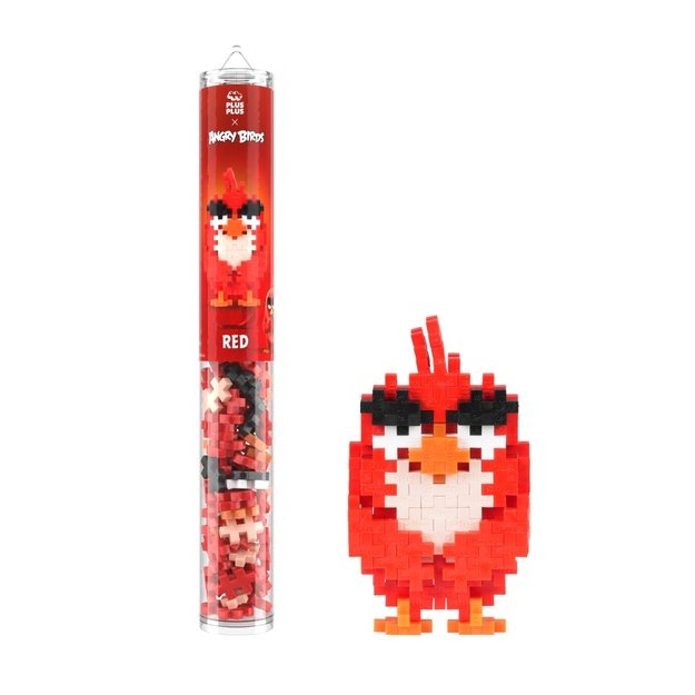 Plus Plus ehitusklotsid Angry Birds Red, 110 tk.