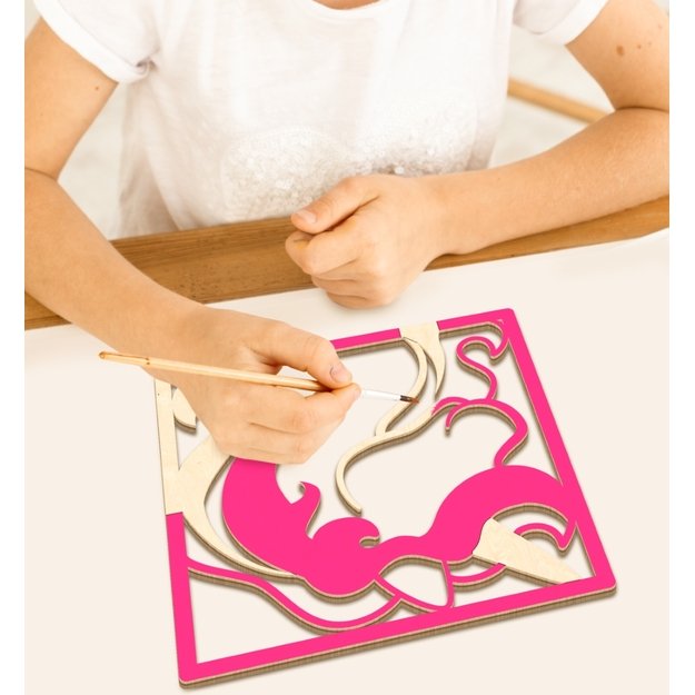 Splat Planet medinis 3D spalvinimo paveikslas, Vienaragis 7