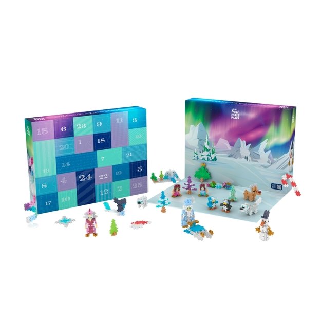 Plus Plus konstruktorius, Advento kalendorius, Kalėdų Senelio nuotykiai po Šiaurės pašvaiste 1