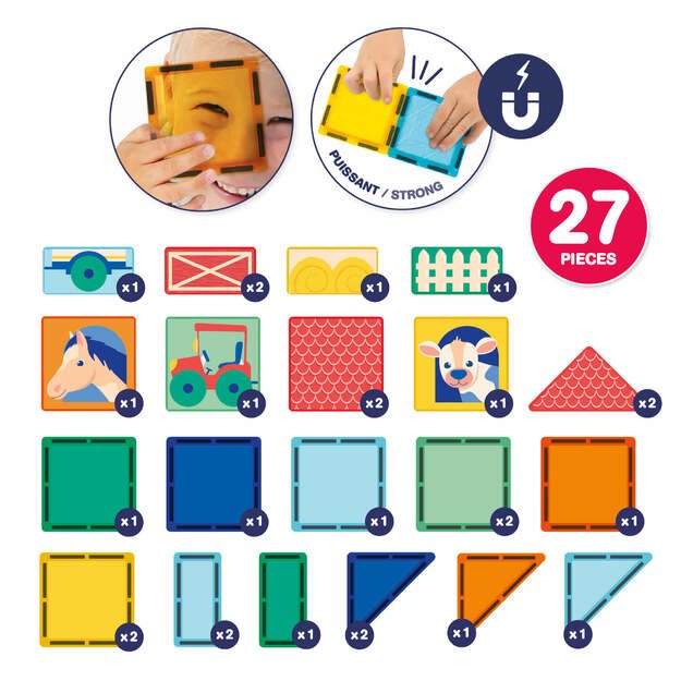 LUDI magnetilised ehitusklotsid 3