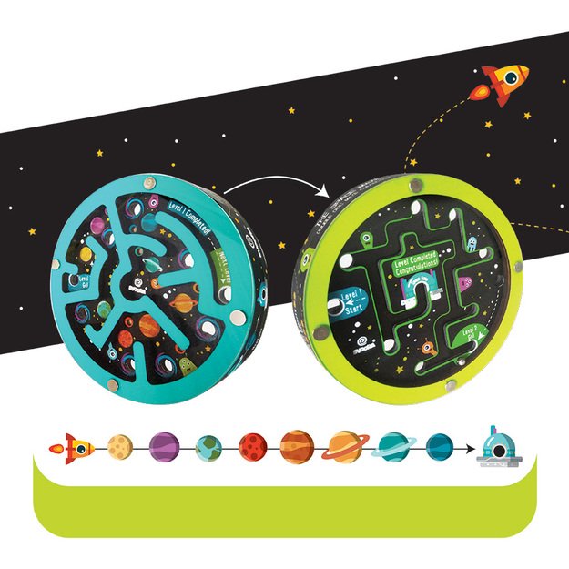 Svoora puidust kahekordne kettalabürint, Kosmos 3