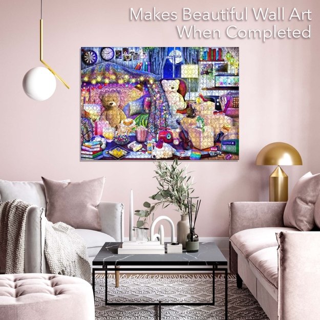 Brain Tree dėlionė, Meškiuko Tedžio kambarys, 1000 det. 2