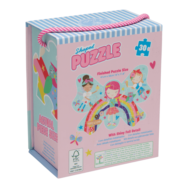 Shaped Jigsaw Puzzle, Rainbow Fairy, 30 pcs. 2