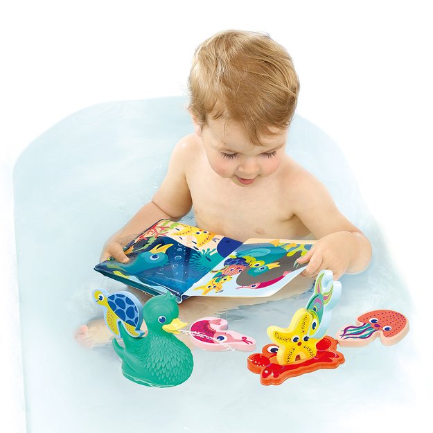 LUDI 3in1 vannas komplekts Priecīga pīle un draugi 5